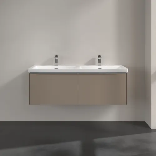 Bild von VILLEROY BOCH Subway 3.0 Waschbeckenunterschrank, 2 Auszüge, 1272 x 429 x 478 mm, Taupe #C56700VM