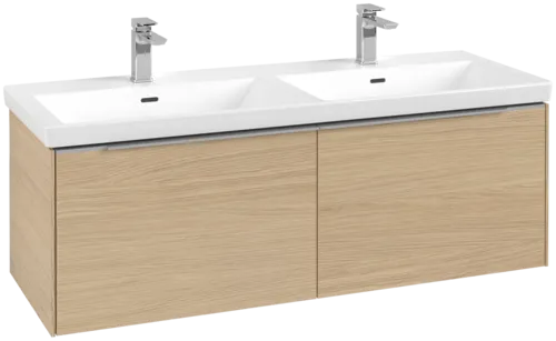 Bild von VILLEROY BOCH Subway 3.0 Waschbeckenunterschrank, 2 Auszüge, 1272 x 429 x 478 mm, Nordic Oak #C56700VJ
