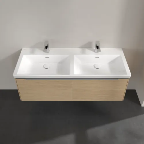 Bild von VILLEROY BOCH Subway 3.0 Waschbeckenunterschrank, 2 Auszüge, 1272 x 429 x 478 mm, Nordic Oak #C56700VJ
