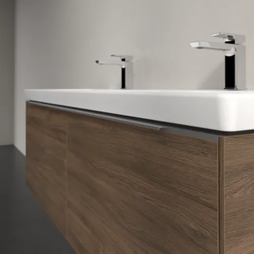 Bild von VILLEROY BOCH Subway 3.0 Waschbeckenunterschrank, 2 Auszüge, 1272 x 429 x 478 mm, Arizona Oak #C56700VH