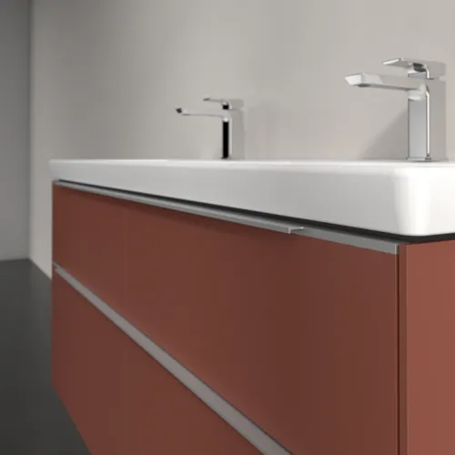 Bild von VILLEROY BOCH Subway 3.0 Waschbeckenunterschrank, 4 Auszüge, 1272 x 576 x 478 mm, Wine Red #C56800AH