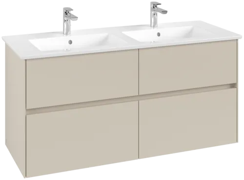 Bild von VILLEROY BOCH Collaro Waschbeckenunterschrank, 4 Auszüge, 1261 x 610 x 480 mm, Cashmere Grey #C14700VN