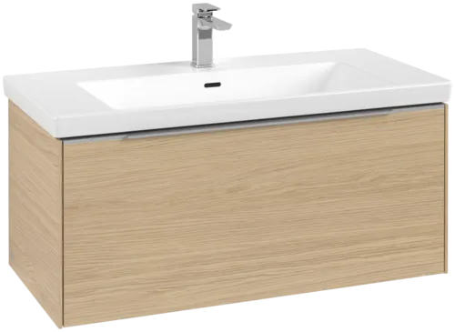 Bild von VILLEROY BOCH Subway 3.0 Waschbeckenunterschrank, mit Beleuchtung, 1 Auszug, 973 x 429 x 478 mm, Nordic Oak #C569L0VJ