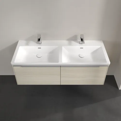 Bild von VILLEROY BOCH Subway 3.0 Waschbeckenunterschrank, 2 Auszüge, 1272 x 429 x 478 mm, White Oak #C56700AA