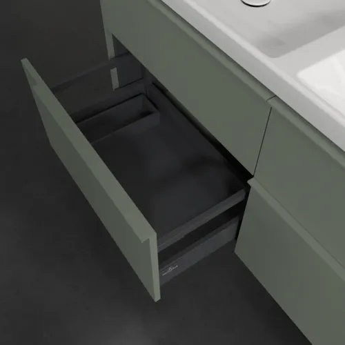 Bild von VILLEROY BOCH Subway 3.0 Waschbeckenunterschrank, 4 Auszüge, 1272 x 576 x 478 mm, Soft Green #C56802AF
