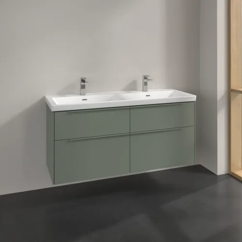 Bild von VILLEROY BOCH Subway 3.0 Waschbeckenunterschrank, 4 Auszüge, 1272 x 576 x 478 mm, Soft Green #C56802AF