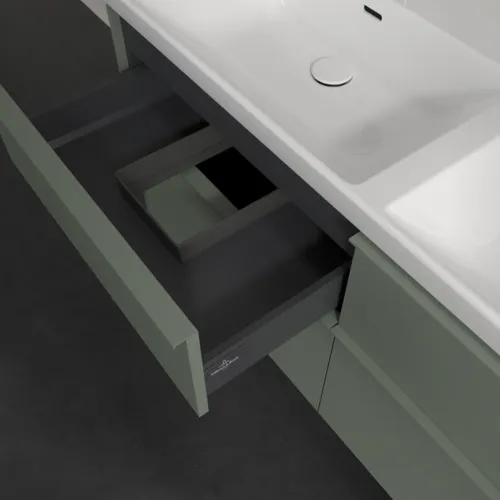 Bild von VILLEROY BOCH Subway 3.0 Waschbeckenunterschrank, 4 Auszüge, 1272 x 576 x 478 mm, Soft Green #C56802AF