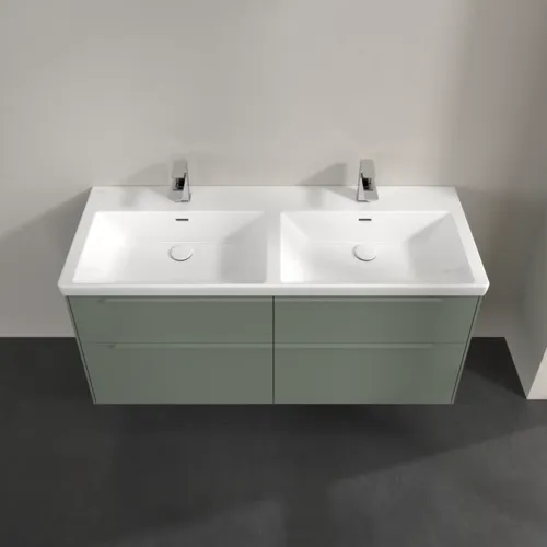 Bild von VILLEROY BOCH Subway 3.0 Waschbeckenunterschrank, 4 Auszüge, 1272 x 576 x 478 mm, Soft Green #C56802AF