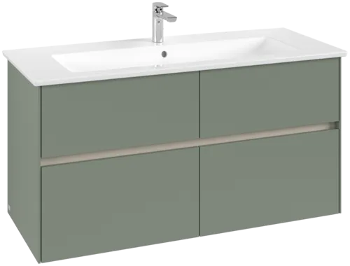 Bild von VILLEROY BOCH Collaro Waschbeckenunterschrank, mit Beleuchtung, 4 Auszüge, 1161 x 610 x 480 mm, Soft Green #C146B0AF
