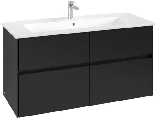 Bild von VILLEROY BOCH Collaro Waschbeckenunterschrank, 4 Auszüge, 1161 x 610 x 480 mm, Volcano Black #C14600VL