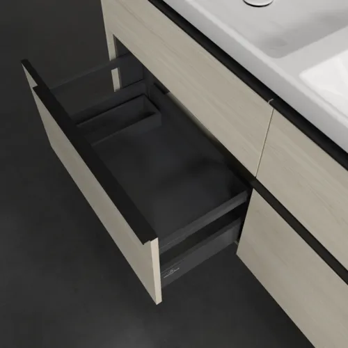 Bild von VILLEROY BOCH Subway 3.0 Waschbeckenunterschrank, 4 Auszüge, 1272 x 576 x 478 mm, White Oak #C56801AA