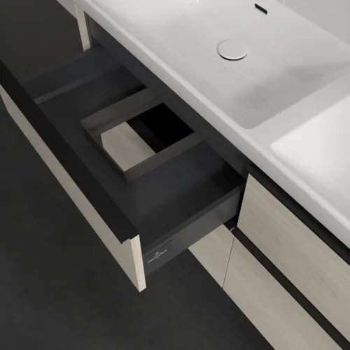 Bild von VILLEROY BOCH Subway 3.0 Waschbeckenunterschrank, 4 Auszüge, 1272 x 576 x 478 mm, White Oak #C56801AA