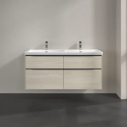 Bild von VILLEROY BOCH Subway 3.0 Waschbeckenunterschrank, 4 Auszüge, 1272 x 576 x 478 mm, White Oak #C56801AA