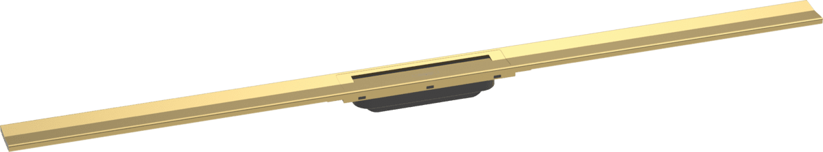 Bild von HANSGROHE RainDrain Flex Fertigset Duschrinne 1200 kürzbar #56047990 - Polished Gold Optic