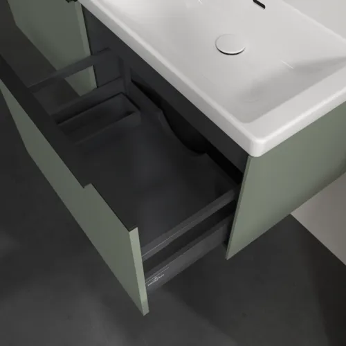 Bild von VILLEROY BOCH Subway 3.0 Waschbeckenunterschrank, 2 Auszüge, 1272 x 429 x 478 mm, Soft Green #C56701AF