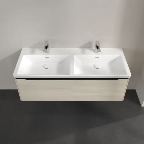 Bild von VILLEROY BOCH Subway 3.0 Waschbeckenunterschrank, 2 Auszüge, 1272 x 429 x 478 mm, White Oak #C56701AA