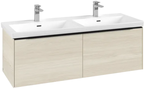 Bild von VILLEROY BOCH Subway 3.0 Waschbeckenunterschrank, 2 Auszüge, 1272 x 429 x 478 mm, White Oak #C56701AA