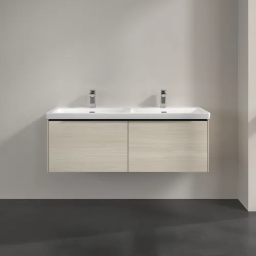 Bild von VILLEROY BOCH Subway 3.0 Waschbeckenunterschrank, 2 Auszüge, 1272 x 429 x 478 mm, White Oak #C56701AA