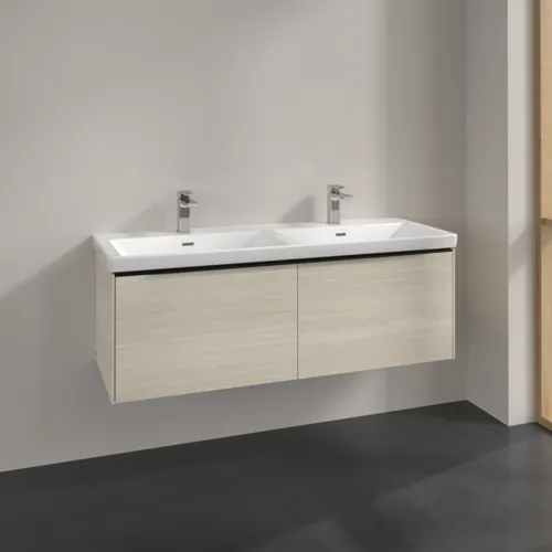 Bild von VILLEROY BOCH Subway 3.0 Waschbeckenunterschrank, 2 Auszüge, 1272 x 429 x 478 mm, White Oak #C56701AA