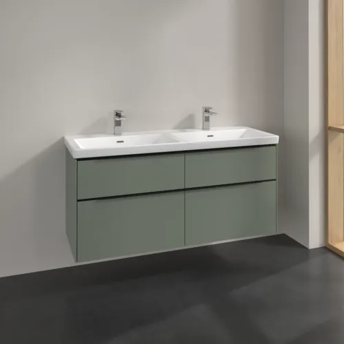 Bild von VILLEROY BOCH Subway 3.0 Waschbeckenunterschrank, 4 Auszüge, 1272 x 576 x 478 mm, Soft Green #C56801AF