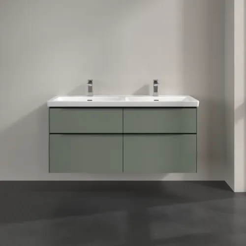 Bild von VILLEROY BOCH Subway 3.0 Waschbeckenunterschrank, 4 Auszüge, 1272 x 576 x 478 mm, Soft Green #C56801AF