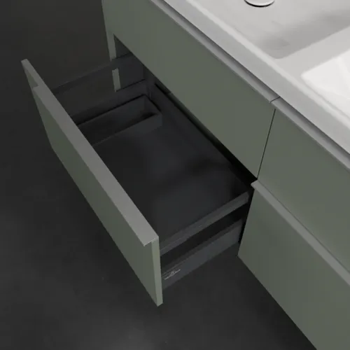 Bild von VILLEROY BOCH Subway 3.0 Waschbeckenunterschrank, 4 Auszüge, 1272 x 576 x 478 mm, Soft Green #C56800AF