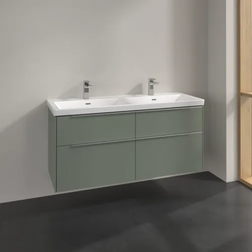 Bild von VILLEROY BOCH Subway 3.0 Waschbeckenunterschrank, 4 Auszüge, 1272 x 576 x 478 mm, Soft Green #C56800AF