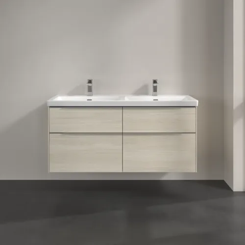 Bild von VILLEROY BOCH Subway 3.0 Waschbeckenunterschrank, 4 Auszüge, 1272 x 576 x 478 mm, White Oak #C56800AA