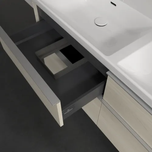 Bild von VILLEROY BOCH Subway 3.0 Waschbeckenunterschrank, 4 Auszüge, 1272 x 576 x 478 mm, White Oak #C56800AA