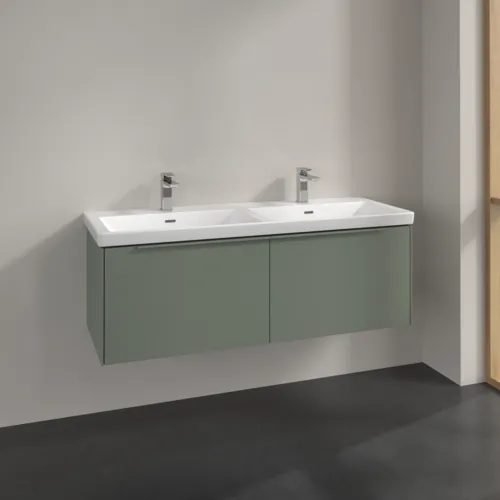 Bild von VILLEROY BOCH Subway 3.0 Waschbeckenunterschrank, 2 Auszüge, 1272 x 429 x 478 mm, Soft Green #C56702AF