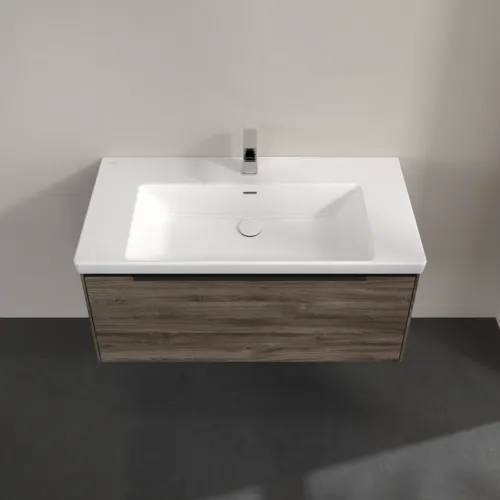 Bild von VILLEROY BOCH Subway 3.0 Waschbeckenunterschrank, 1 Auszug, 973 x 429 x 478 mm, Stone Oak #C56901RK
