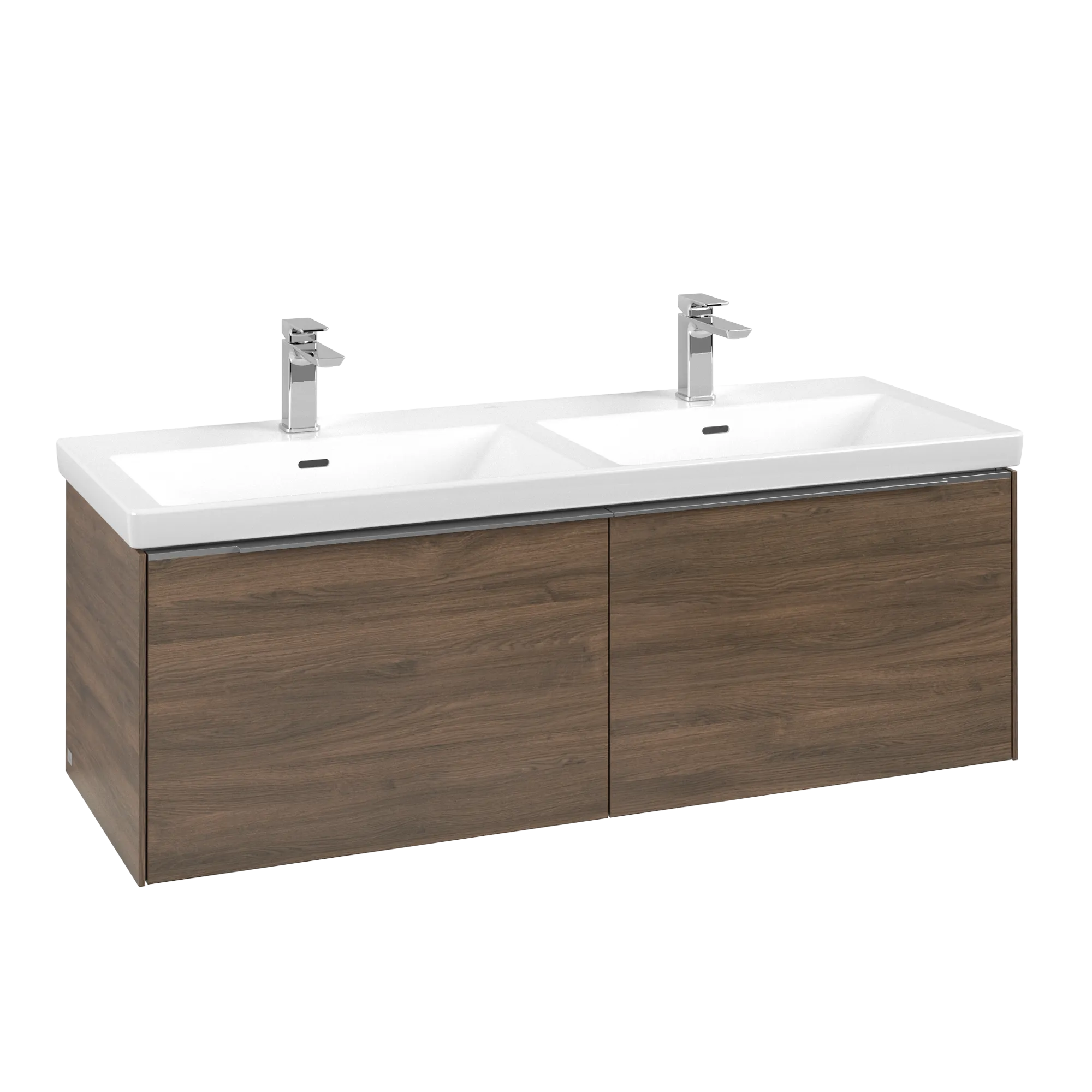 Bild von VILLEROY BOCH Subway 3.0 Waschbeckenunterschrank, mit Beleuchtung, 2 Auszüge, 1272 x 429 x 478 mm, Arizona Oak #C567L0VH