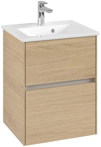 Bild von VILLEROY BOCH Collaro Waschbeckenunterschrank, 2 Auszüge, 472 x 610 x 404 mm, Nordic Oak #C14100VJ