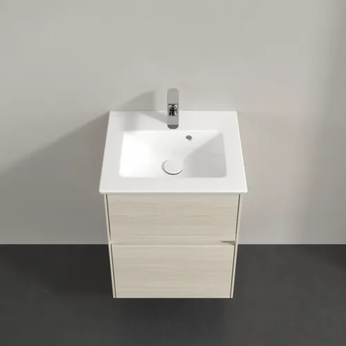 Bild von VILLEROY BOCH Collaro Waschbeckenunterschrank, mit Beleuchtung, 2 Auszüge, 472 x 610 x 404 mm, White Oak #C141B0AA