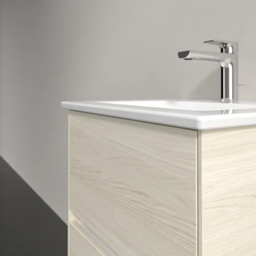 Bild von VILLEROY BOCH Collaro Waschbeckenunterschrank, mit Beleuchtung, 2 Auszüge, 472 x 610 x 404 mm, White Oak #C141B0AA