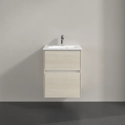 Bild von VILLEROY BOCH Collaro Waschbeckenunterschrank, mit Beleuchtung, 2 Auszüge, 472 x 610 x 404 mm, White Oak #C141B0AA