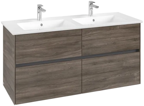 Bild von VILLEROY BOCH Collaro Waschbeckenunterschrank, 4 Auszüge, 1261 x 610 x 480 mm, Stone Oak #C14700RK