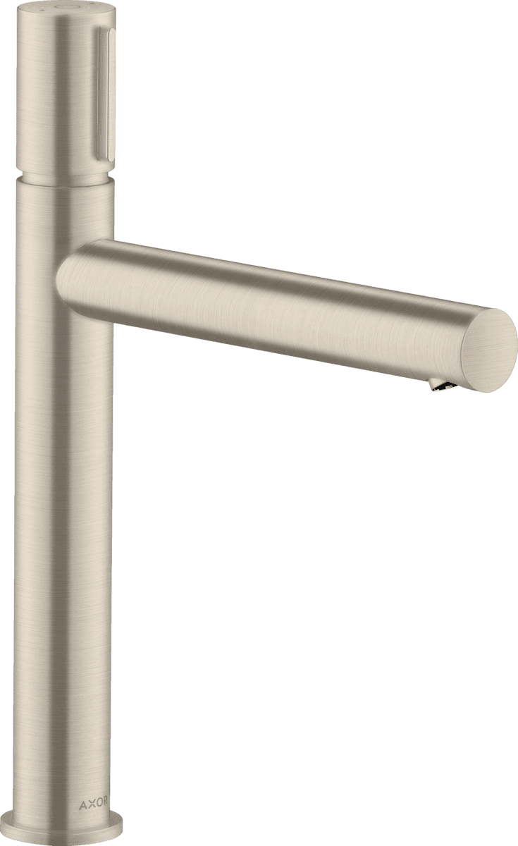 Bild von HANSGROHE AXOR Uno Waschtischmischer Select 200 für Aufsatzwaschtische mit Ablaufgarnitur #45013820 - Brushed Nickel