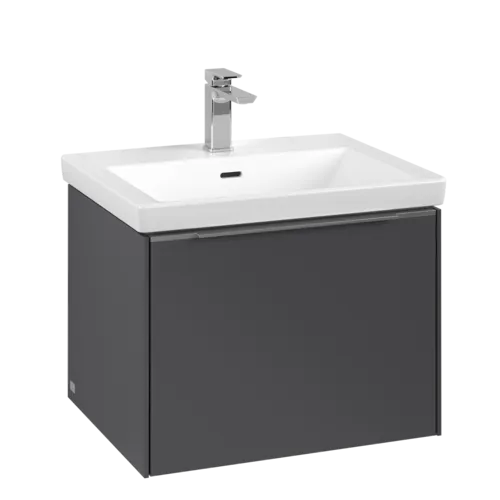 Bild von VILLEROY BOCH Subway 3.0 Waschbeckenunterschrank, 1 Auszug, 572 x 429 x 478 mm, Graphite #C57700VR