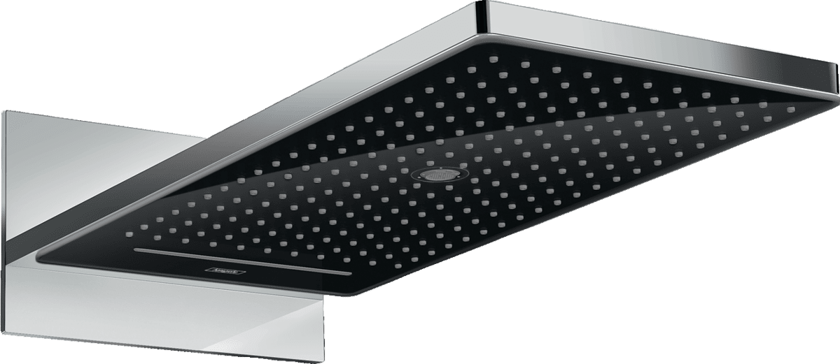 Bild von HANSGROHE Rainmaker Select Kopfbrause 580 3jet mit Wandanschluss #24001600 - Schwarz/Chrom