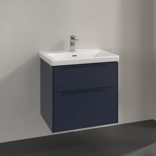 Bild von VILLEROY BOCH Subway 3.0 Waschbeckenunterschrank, 2 Auszüge, 622 x 576 x 478 mm, Marine Blue #C57602VQ