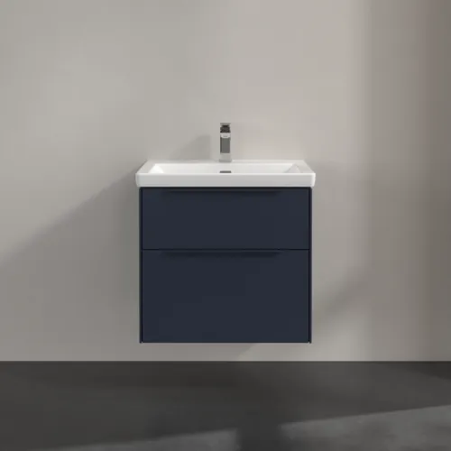 Bild von VILLEROY BOCH Subway 3.0 Waschbeckenunterschrank, 2 Auszüge, 622 x 576 x 478 mm, Marine Blue #C57602VQ