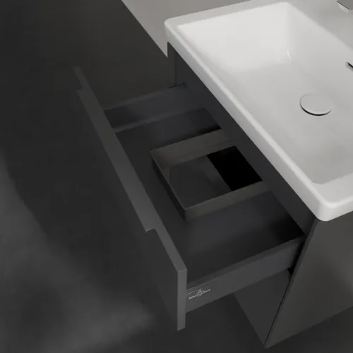 Bild von VILLEROY BOCH Subway 3.0 Waschbeckenunterschrank, 2 Auszüge, 622 x 576 x 478 mm, Graphite #C57602VR