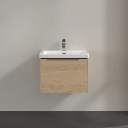 Bild von VILLEROY BOCH Subway 3.0 Waschbeckenunterschrank, 1 Auszug, 572 x 429 x 478 mm, Nordic Oak #C57700VJ