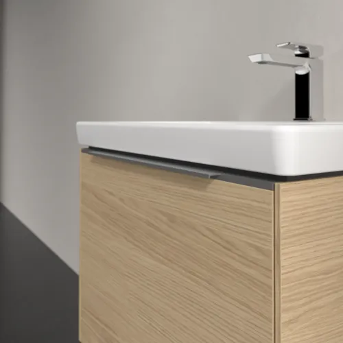 Bild von VILLEROY BOCH Subway 3.0 Waschbeckenunterschrank, 1 Auszug, 572 x 429 x 478 mm, Nordic Oak #C57700VJ