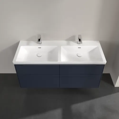 Bild von VILLEROY BOCH Subway 3.0 Waschbeckenunterschrank, 4 Auszüge, 1272 x 576 x 478 mm, Marine Blue #C56802VQ