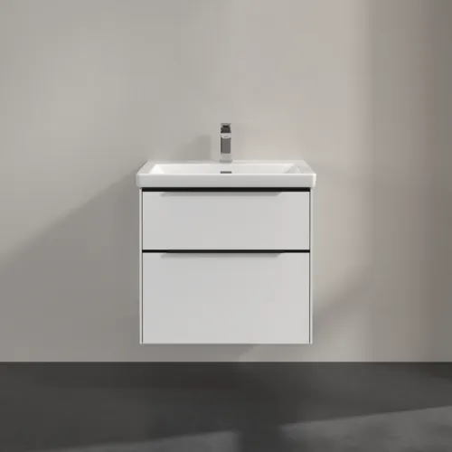 Bild von VILLEROY BOCH Subway 3.0 Waschbeckenunterschrank, 2 Auszüge, 622 x 576 x 478 mm, Brilliant White #C57601VE