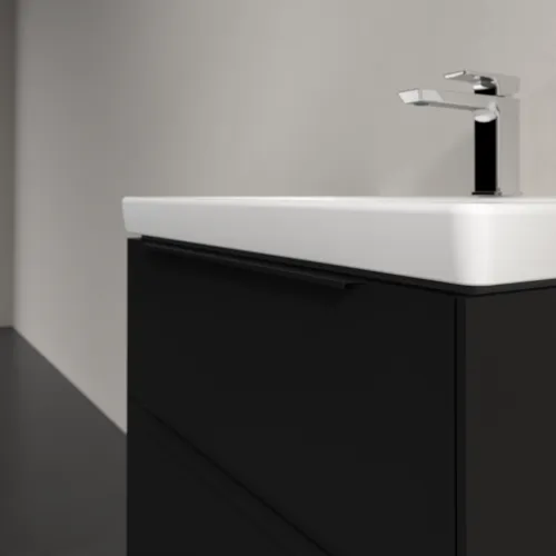 Bild von VILLEROY BOCH Subway 3.0 Waschbeckenunterschrank, 2 Auszüge, 622 x 576 x 478 mm, Volcano Black #C57601VL