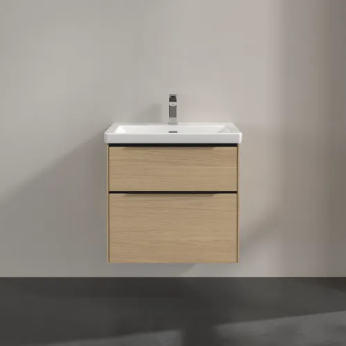 Bild von VILLEROY BOCH Subway 3.0 Waschbeckenunterschrank, 2 Auszüge, 622 x 576 x 478 mm, Nordic Oak #C57601VJ