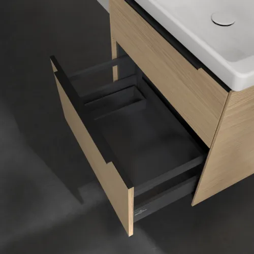 Bild von VILLEROY BOCH Subway 3.0 Waschbeckenunterschrank, 2 Auszüge, 622 x 576 x 478 mm, Nordic Oak #C57601VJ